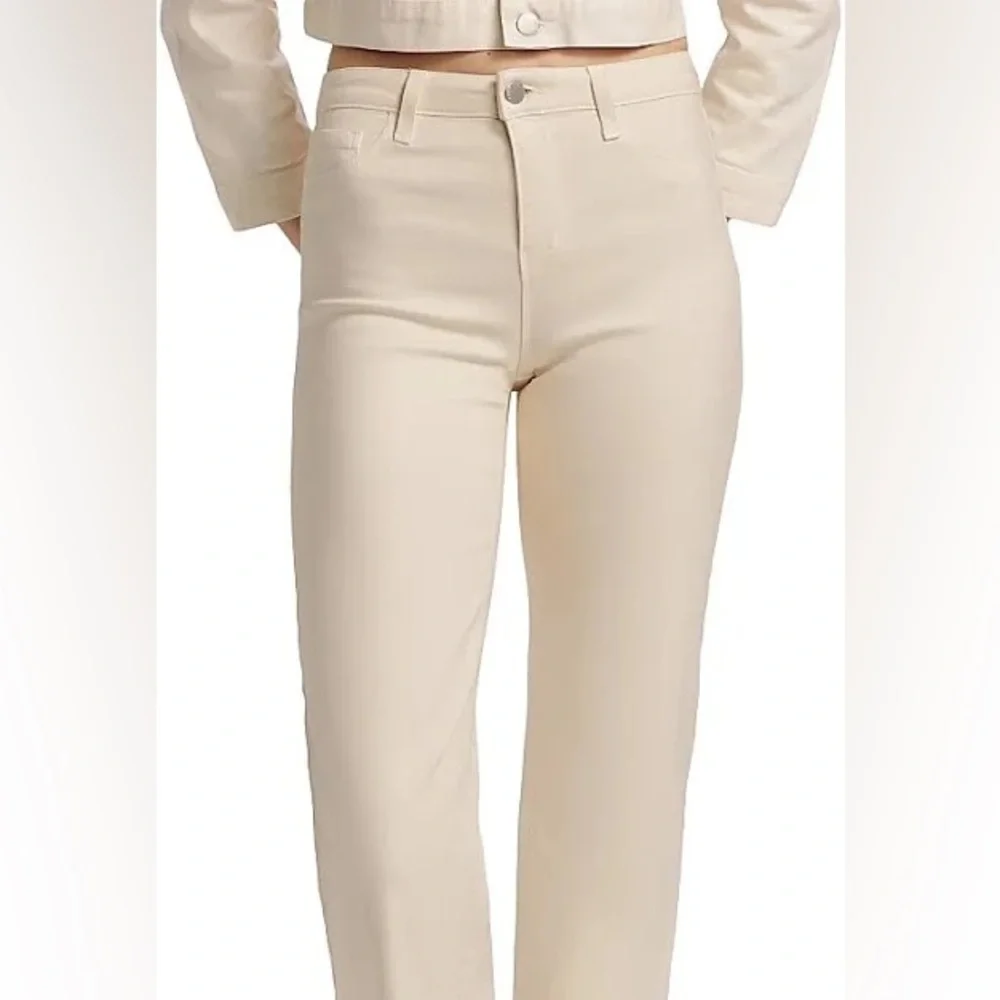 L’Agence Clayton Wide-Leg Coated Jean | NWT | Sz. 23 | French Vanilla | Cream - Picture 5 of 16